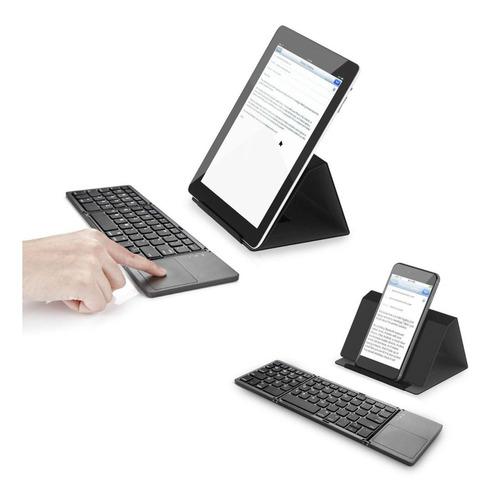 Imagen 5 de 6 de Mini Teclado Bluetooth Con Cable Usb Ompatible Con Sistema