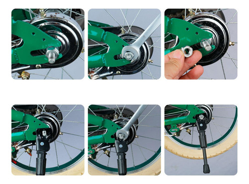 Zy Soporte Trasero Para Bicicleta Infantil Para 18,5 Cm