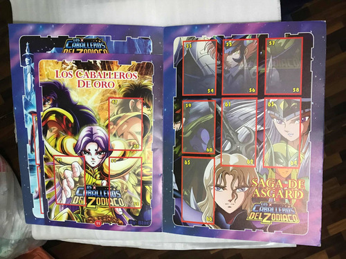 Album Caballeros Zodíaco Oro Completo Saint Seiya Versión Sp
