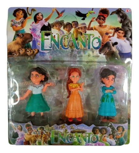 Muñecos 12 Cm Personajes Encanto Blister X3  Coleccion