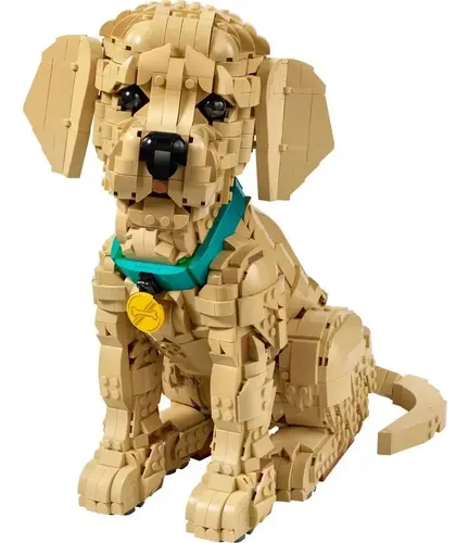 Lego Filhote De Golden Retriever 11384 Icons 18+ anos 2102 Peças