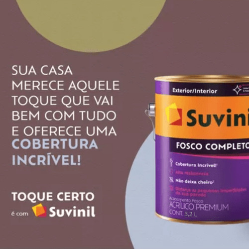 Tinta Acrílica Fosco Premium Areia Do Deserto 3,2l Suvinil