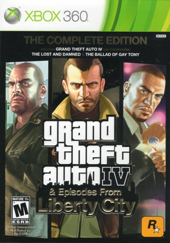 Grand Theft Auto 4 Xbox 360 The Complete Edition En Karzov