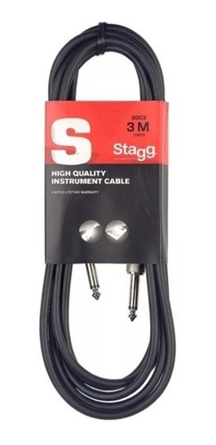 Cable Plug Plug Standard 3 Metros Stagg Sgc3 Envio