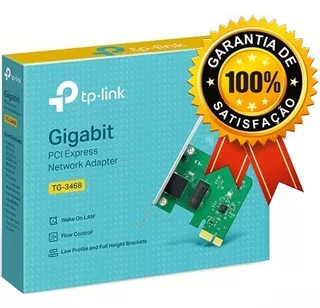 Placa Rede Gigabit 10/100/1000 Pci Express Tp-link Tg-3468