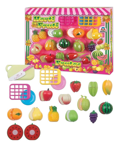 Brinquedo Infantil Kit De Comidinha Hortifruti Frutas