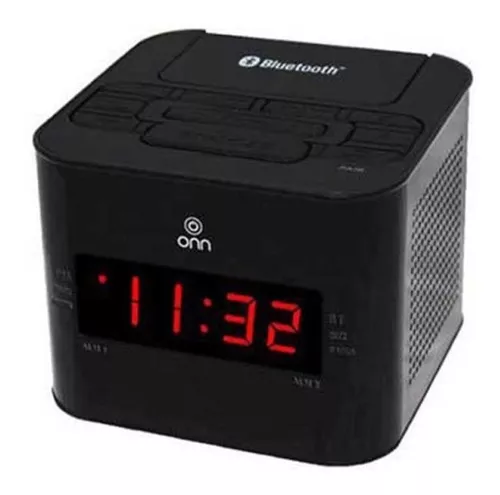 Reloj Despertador Radio Am/fm Bluetooth Onn Usb Onb14av204