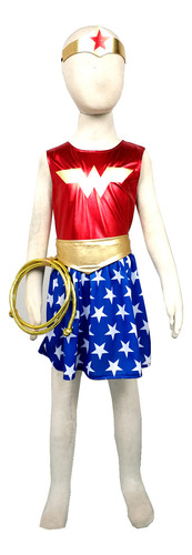 Mujer Maravilla Niños Cos Wonder Woman Role Play Costume