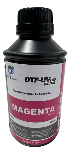 Kit 5l Tinta Dtf Uv Led Cores Cmyk + Branco P/ Cabeças Epson