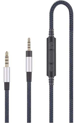 Cable Ablet 3.5mm A 2.5 Mm, Negro/microfono/4 Pies