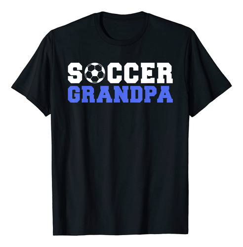 Camiseta De Futbol Para Abuelo, Negro -