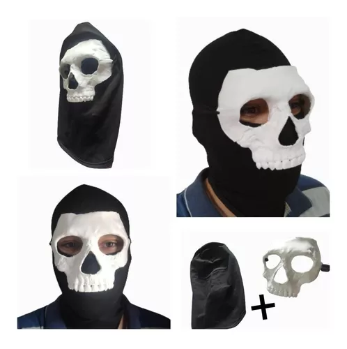 Máscara Ghost, Call Of Duty, Impressão 3d - Escorrega o Preço