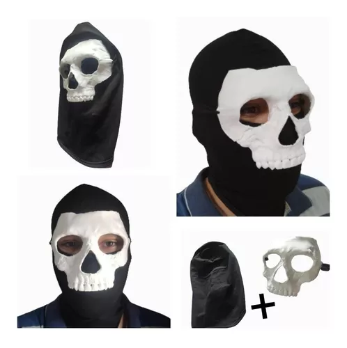 Máscara Ghost Call Of Duty Mw2 Caveira Com Touca Balaclava - Corre Que Ta  Baratinho