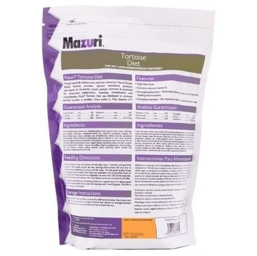 Comida Alimento Para Tortuga Terrestre Mazuri 500g