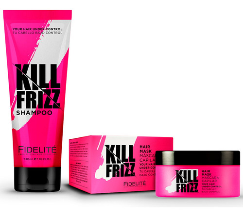Fidelite Shampoo 260 + Mascara 250 Kill Frizz Hidratante