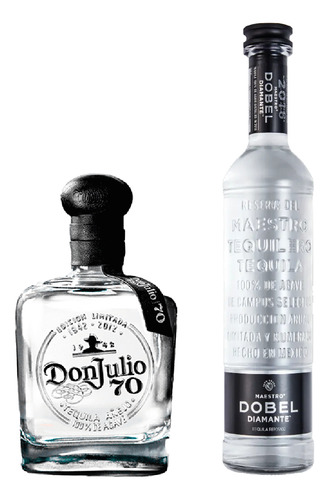 1 Teq Don Julio 70 700 Ml Y 1 Teq Mtro Dobel Crista 700ml