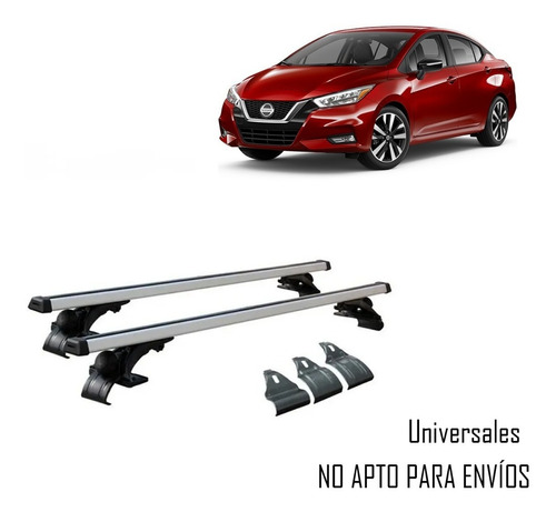 Barras De Techo Aluminio Nissan Versa Universales