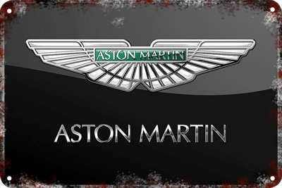 Poster Carteles Antiguos Chapa  60x40cm Aston Martin  Au-330