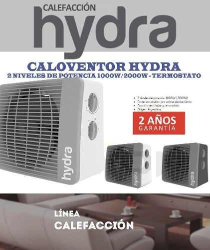 Imagen 3 de 5 de Caloventor Hydra Termostato 2 Niveles De Potencia