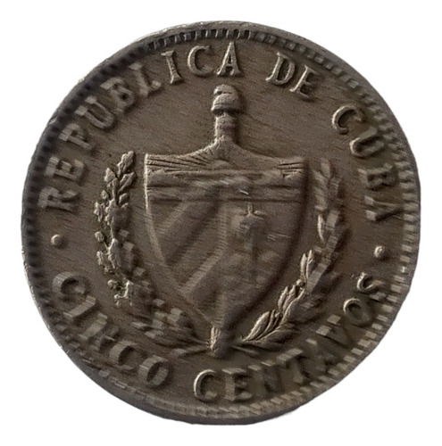 Moneda Cuba 5 Céntimos 1961 (&850 (Usado)