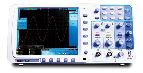 Osciloscopio Digital Portatil 100mhz 2ch C/ Batería Sds7102v