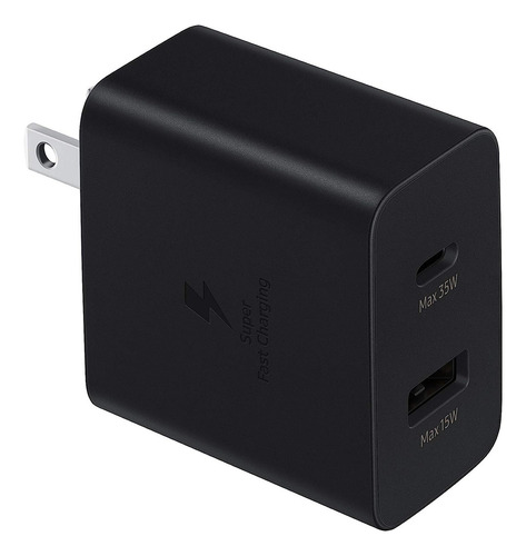 Cargador  Samsung 35w Pd Power Adapter Duo Usb-c, Usb-a