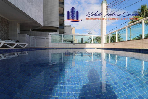 Imagem 16 de 21 de Apartamento Com 2 Dormitórios À Venda, 82 M² Por R$ 595.000,00 - Vila Guilhermina - Praia Grande/sp - Ap0821