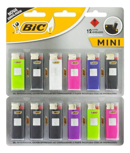 Display Bic Mini 12 Unidades