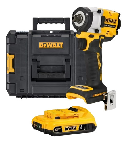 Chave De Impacto 1/2 Dcf922b 20v Brushless C/2 2ah Dewalt