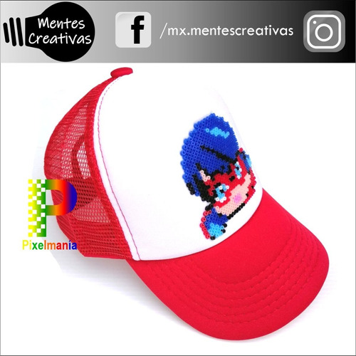 Gorra Lady Bug Pixeles