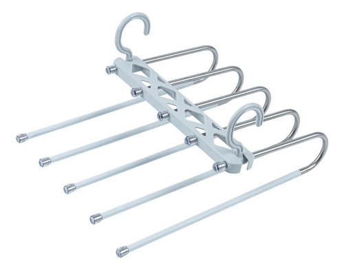Perchas Para Pantalones Organización De Antideslizante Gris
