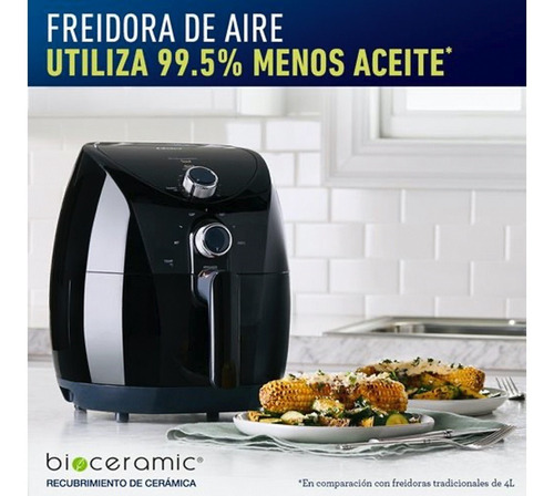 Freidora De Aire Oster Air Fryer Bioceramic 3.2 Litros