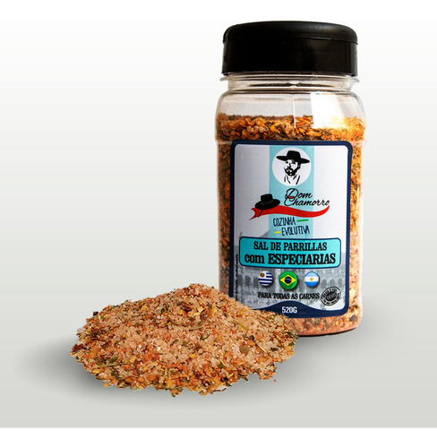 Kit Sal De Parrilla Especiarias E Pimenta/reino Dom Chamorro