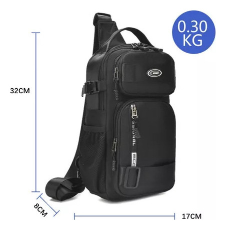 2025 Bolso De Mano For Hombre, Bandolera Lateral Con Cuello