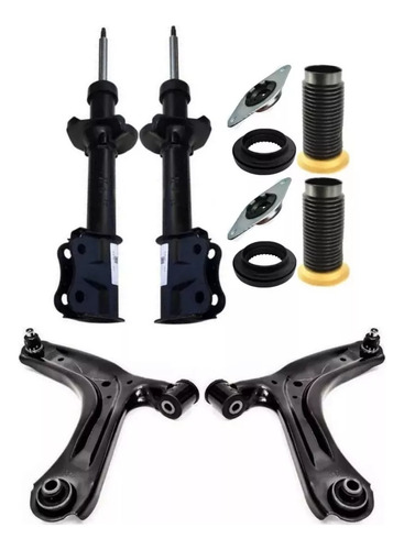 Kit Amortecedor Bandeja Dianteira Renault Kwid 2017 18 19 ..