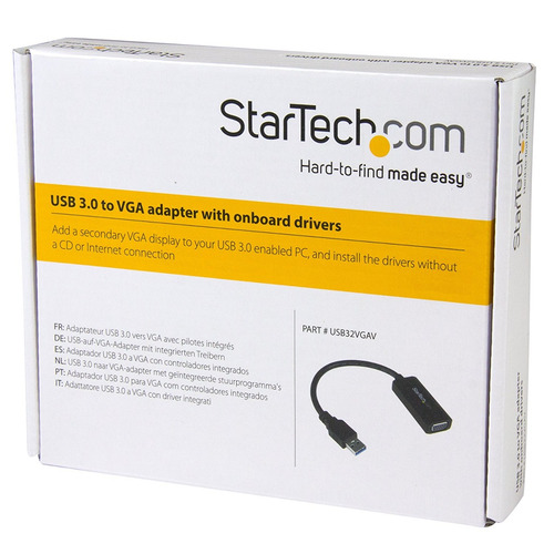 Startech.com Usb 3.0 A Los Conductores De Vídeo Vga Adaptado