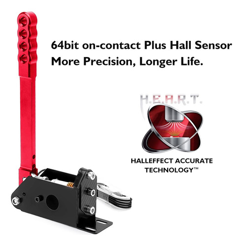Freno De Mano Usb De 64 Bits Con Sensor Hall Para Pc Sim Rac