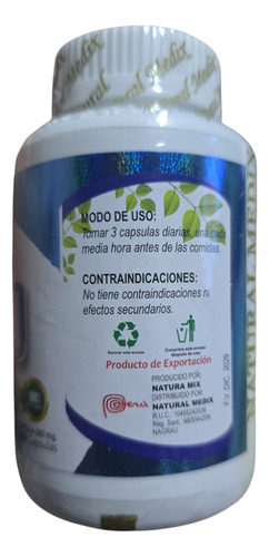 Citrato De Potasio 100 Cap Sin Sabor