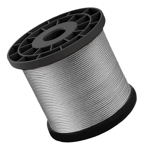 Cable De Acero O Piola De 2 Mm Rollo De 100 Metros 