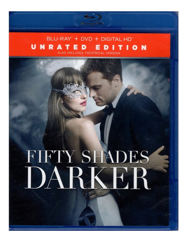 Fifty Shades Darker Sombras Oscuras Pelicula Blu Ray + Dvd
