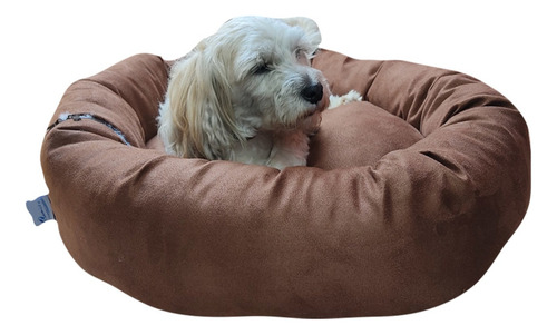 Cama Para Perro, Fresca Y Comoda Mediana Color Chocolate
