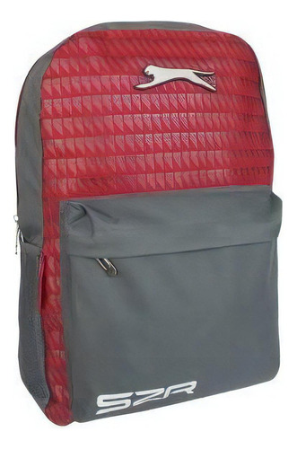 Slazenger Mochila Casual Slx 0023 Color Gris con rojo