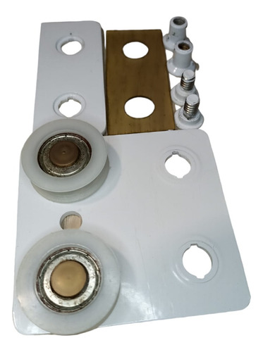 Roldana Dupla Para Trilho P-68 E P-373 Tec Vidro