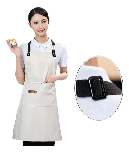 Filipina Pu Chef Hombre Delantal Cocina Impermeable