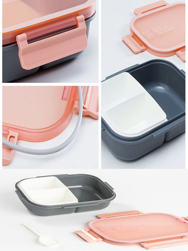 Bento Fiambrera Lunch Box Topper Para Lunch Lonchera Termica Azul
