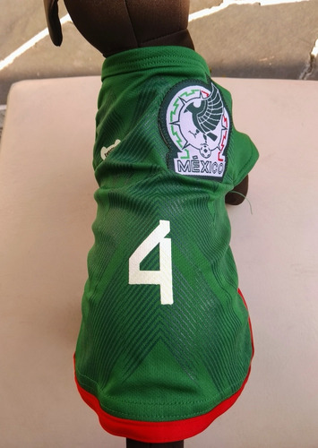 Playera Jersey Perro T6 Selección Mexicana Verde Qatar 2022