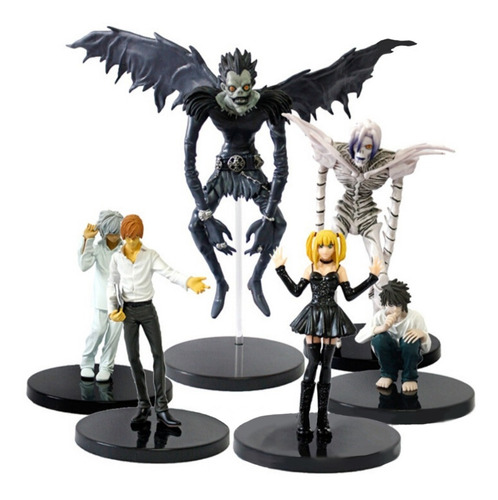 Set X6 Figuras Death Note Personajes