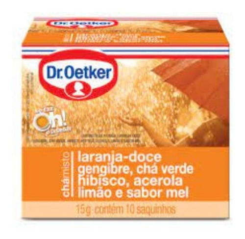 Chá Misto De Laranja Gengibre Hibisco Dr.oetker 10 Saquinhos