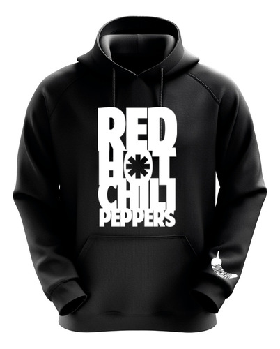 Polerón Negro Red Hot Chili Peppers Diseño 3