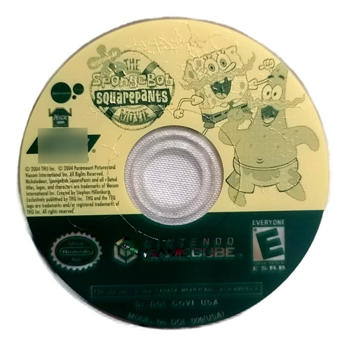 Spongebob Squarepants Movie Gamecube (Reacondicionado)